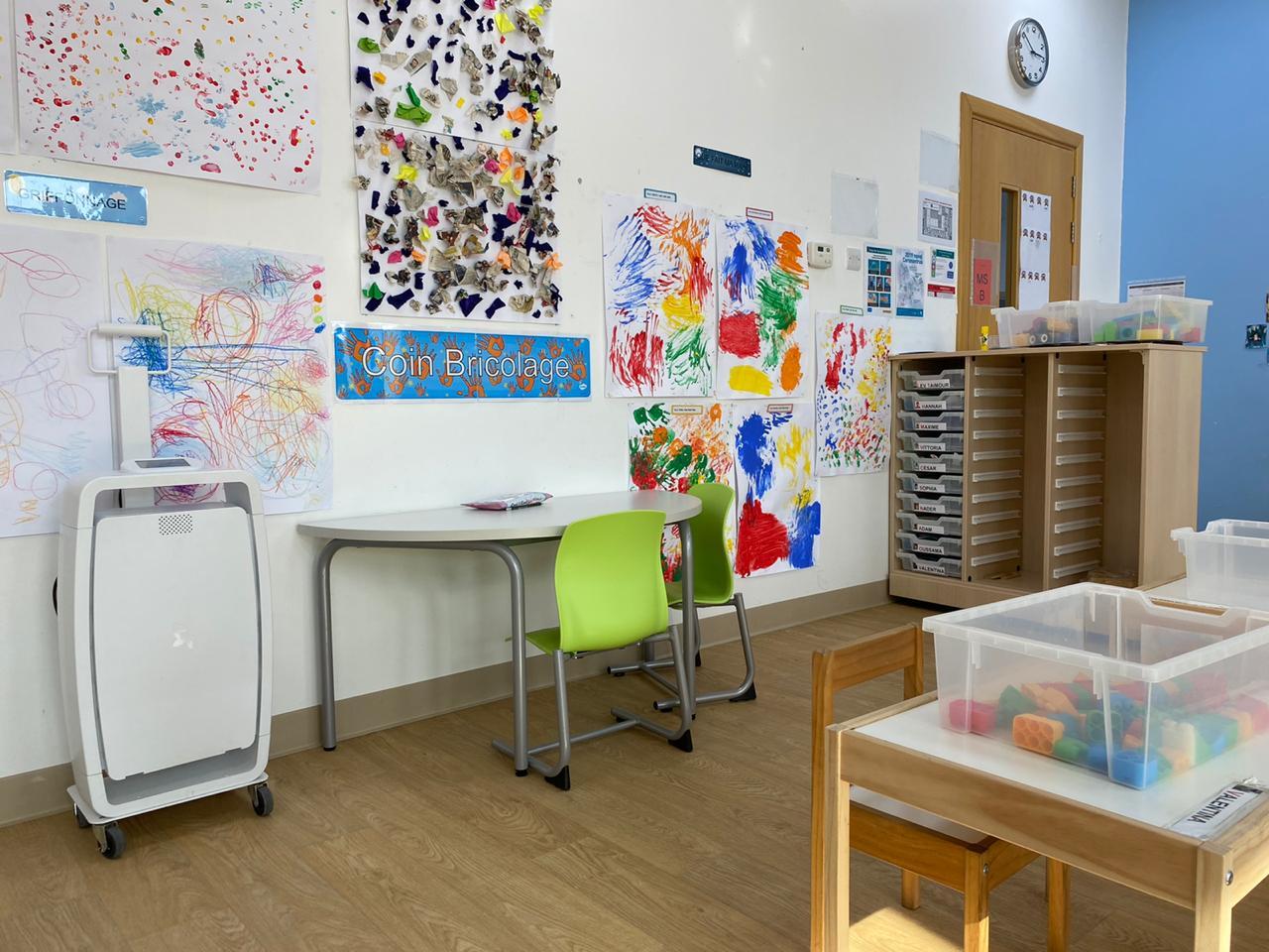 purificateur d'air école